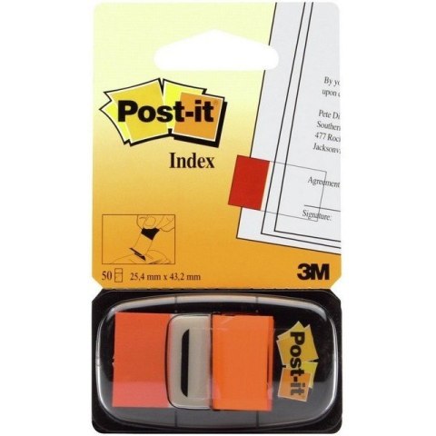 ZAKŁADKI POST-IT 25*43mm POMARAŃCZOWE (50)
