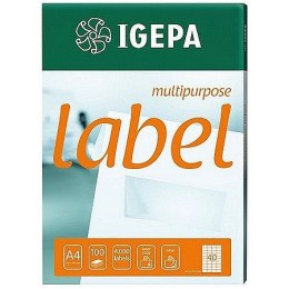 ETYKIETY A4 IGEPA śr.117mm (CD) (80)