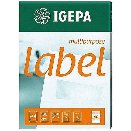ETYKIETY A4 IGEPA śr.117mm (CD) (80)