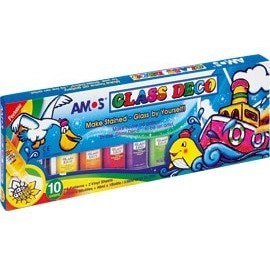 FARBY WITRAŻOWE AMOS 22ml*10 KOLORÓW