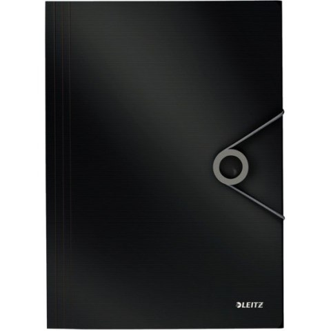 TECZKA Z GUMKĄ LEITZ SOLID 15mm CZARNA