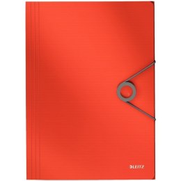 TECZKA Z GUMKĄ LEITZ SOLID 15mm CZERWONA