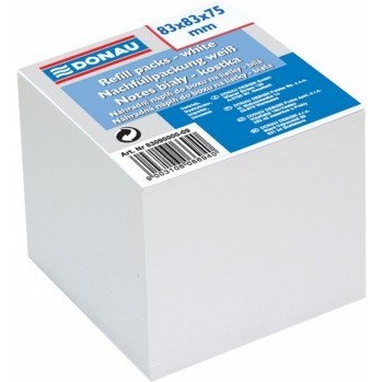 KOSTKA NIEKLEJONA 85*85*70mm BIAŁA