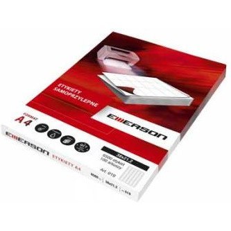 Etykiety Emerson A4 210x297mm różowe (25)