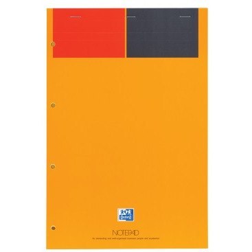 NOTATNIK OXFORD NOTEPAD A4+/80K LINIA ŻÓŁTY