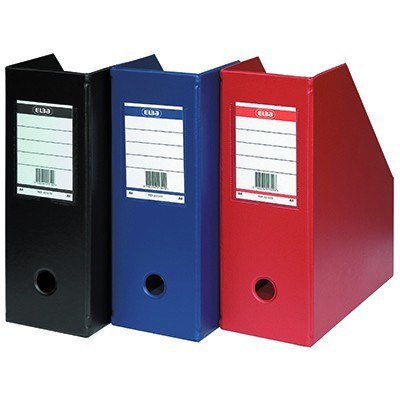 POJEMNIK NA DOKUMENTY ELBA A4/11cm SKŁADANY CZARNY