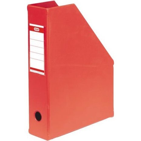 POJEMNIK NA DOKUMENTY ELBA A4/7cm SKŁADANY CZERWONY