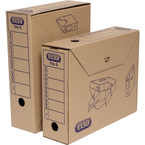 PUDŁO DO ARCHIWIZACJI ELBA A4/95mm TRIC 0