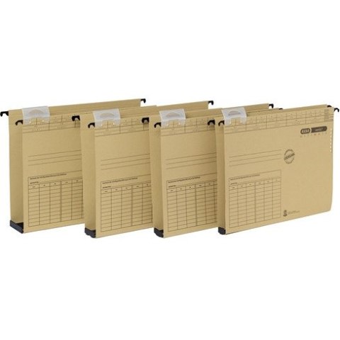 TECZKA ZAWIESZANA ELBA A4/4cm BRĄZOWA