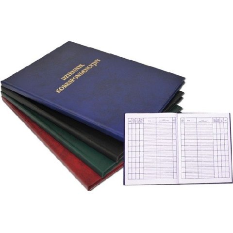 Dziennik korespondencyjny A4 96 kartek bordowy