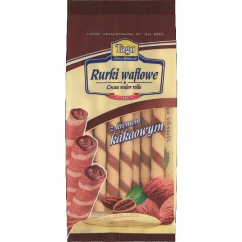 RURKI WAFLOWE TAGO z KREMEM KAKAOWYM 160g