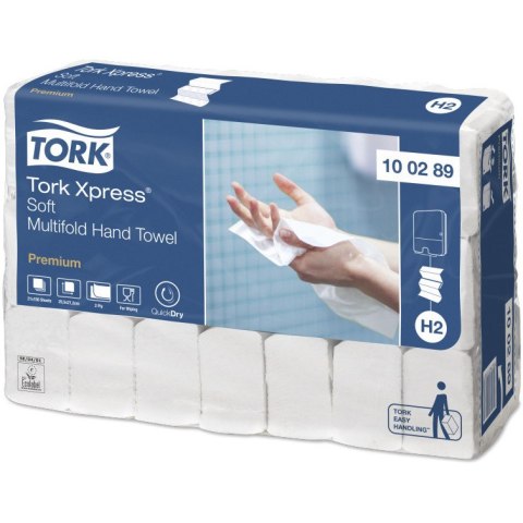 Ręczniki ZZ Tork Premium H2 białe (21x150)