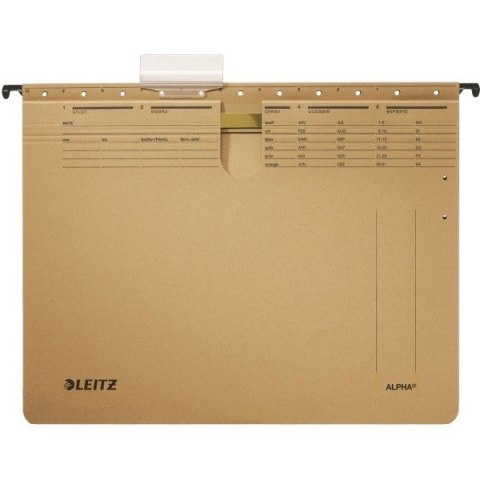 SKOROSZYT ZAWIESZANY LEITZ ALPHA A4 SIARCZANOWY