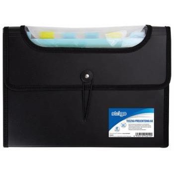 TECZKA PP STRIGO A4 12 PRZEKŁADEK ZIELONA