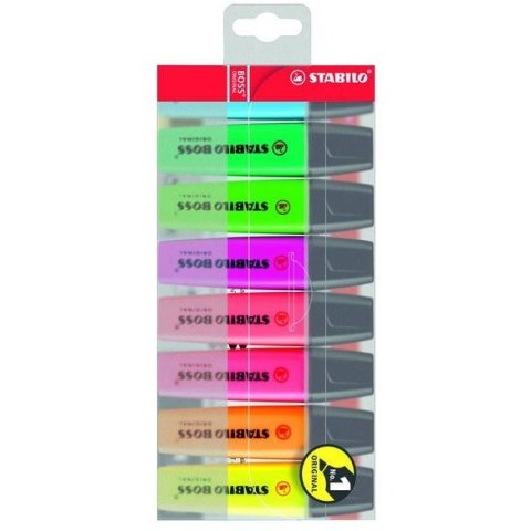 ZAKREŚLACZ STABILO BOSS ORIGINAL 8 KOLORÓW