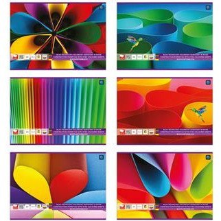 Blok techniczny Interdruk A4/20k kolorowy