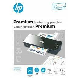 Folia laminacyjna HP Premium A4/125µm dziurkowana błysk (25)