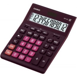 Kalkulator Casio GR-12C, CIEMNO RÓŻOWY