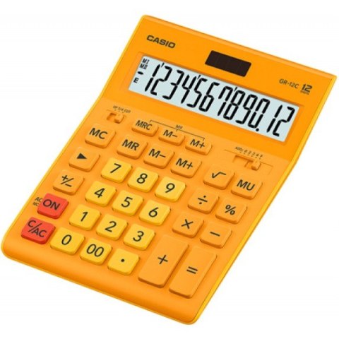 Kalkulator Casio GR-12C, POMARAŃCZOWY