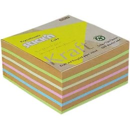 Karteczki Stick&#039;n 76x76mm Kraft 5 kolorów (400)