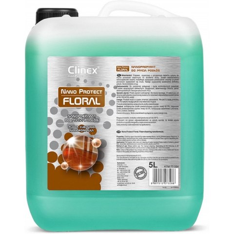 Preparat Clinex Nano Protect Floral 5L (do mycia podłóg)