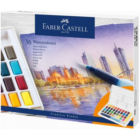 Farby akwarelowe Faber-Castell 36 kolorów