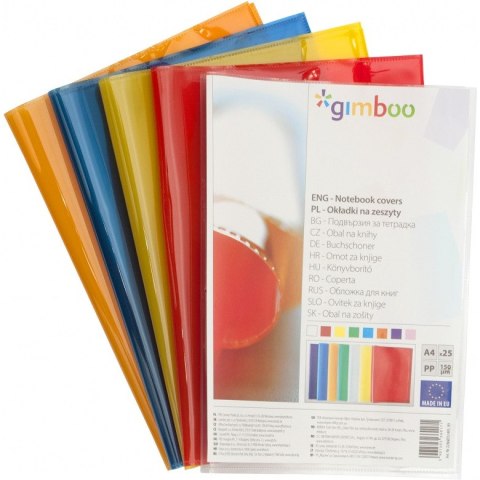 Okładka na zeszyt Gimboo A4 zielona