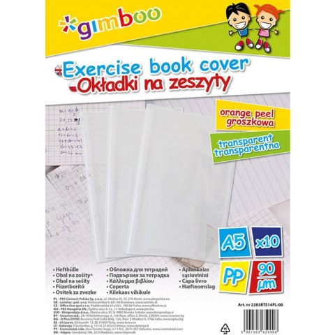 Okładka na zeszyt Gimboo A5 groszkowa