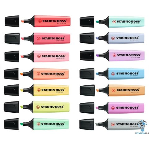 Zakreślacz Stabilo Boss Original Pastel chłodna fuksja