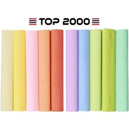 Bibuła marszczona Top 2000 Creatino 25x200cm mix pastelowy (10)