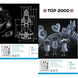 Blok techniczny Top 2000 Creatinio A3/10k czarny