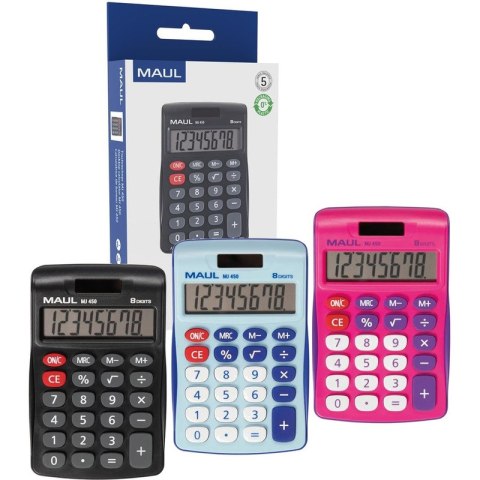 Kalkulator Maul MJ 450 rózowy, RÓŻOWY