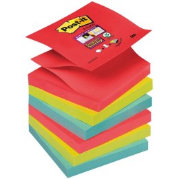 Karteczki Post-it Super Sticky Z-Notes 76x76mm (R330-6SS-PLAY) mix kolorów (6x90)