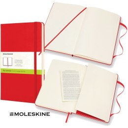 Notatnik Moleskine Classic L (13x21cm) gładki czerwony