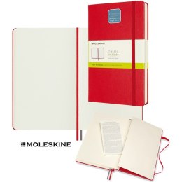 Notatnik Moleskine Classic L (13x21cm) gładki czerwony