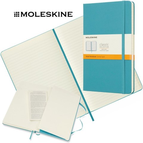 Notatnik Moleskine Classic L (13x21cm) linie niebieski