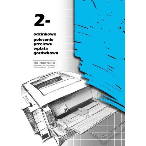 POLECENIE PRZELEWU/WPŁATA GOTÓWKOWA A4 2-ODCINKI (OFFSET)