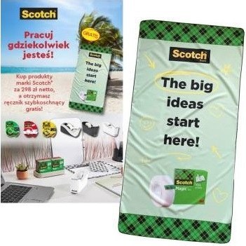 Ręcznik plażowy Scotch zielony Ręcznik plażowy Scotch zielony