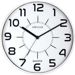 Zegar Unilux Pop 28.5cm biały