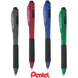Długopis żelowy Pentel Wow! Gel K437CR czarny, CZARNY
