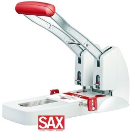 Dziurkacz Sax Design 908 szaro-czerwony