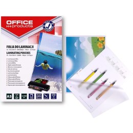 Folia laminacyjna Office Products A5 2x125µm błyszcząca (100)