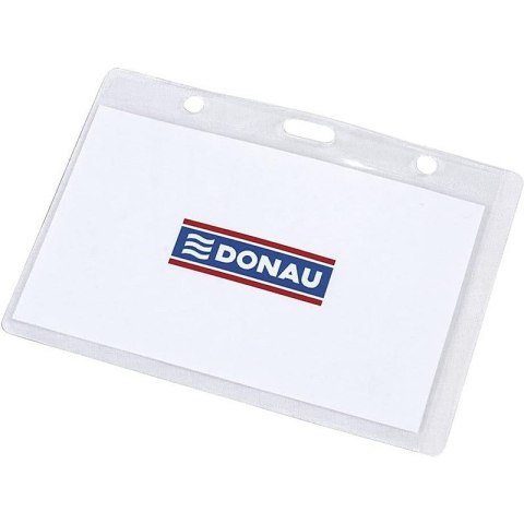 Identyfikator Donau 105x65mm PCV transparentny