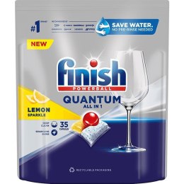 Kapsułki do zmywarki Finish Quantum All-in-1 Lemon (35)