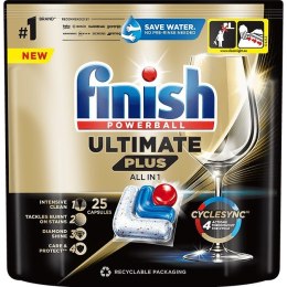Kapsułki do zmywarki Finish Ultimate Plus All-in-1 Fresh (25)