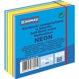 Karteczki Donau 76x76mm neon mix kolorów (400)