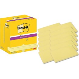 Karteczki Post-it Super Sticky 76x127mm (655-12SSCY) żółte (12x90)