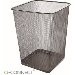 Kosz na śmieci Q-Connect 18L metalowy czarny