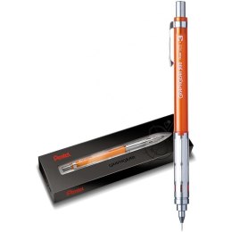 Ołówek automatyczny Pentel GraphGear 300 0.3mm pomarańczowy, POMARAŃCZOWY