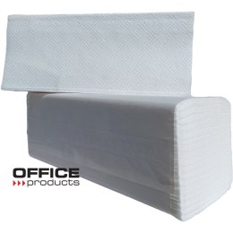Ręczniki składane Office Products Z-Fold 2w celuloza białe (20x150)